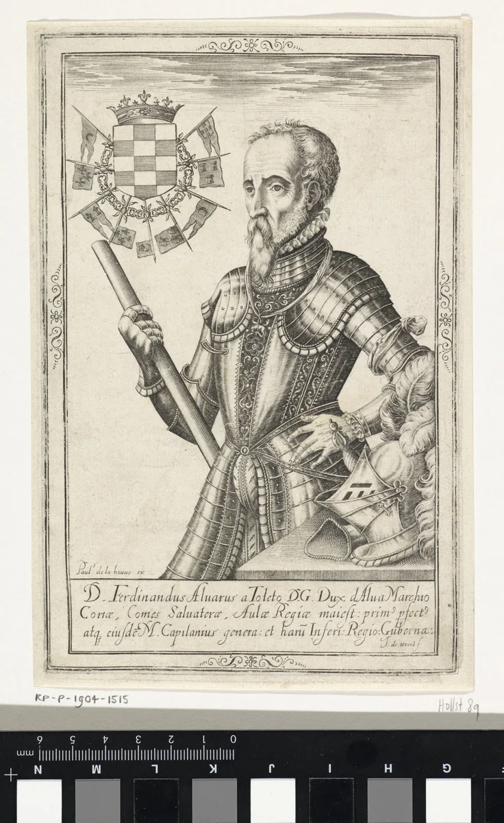 Portret van Don Fernando Álvarez de Toledo by Unknown, print, 1588-1614