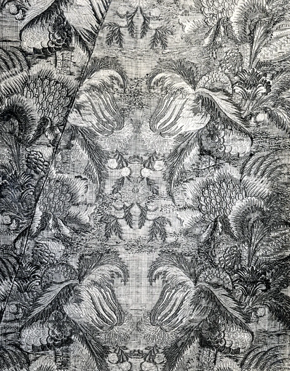 Panel by France, textile, 1732-1734