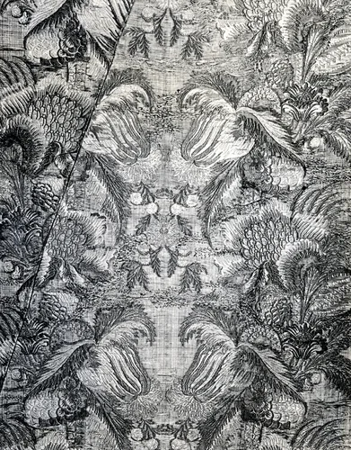 Panel by France, textile, 1732-1734