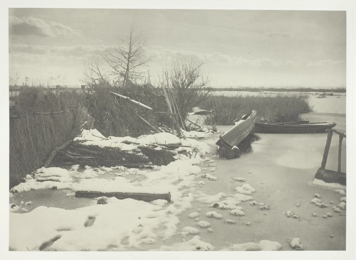 The First Frost by Peter Henry Emerson, photograph, 1886