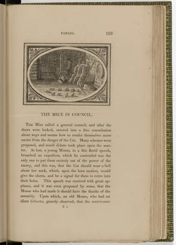 Headpiece (page 193) from The Fables of Aesop by Thomas Bewick, illustrated book, 1818