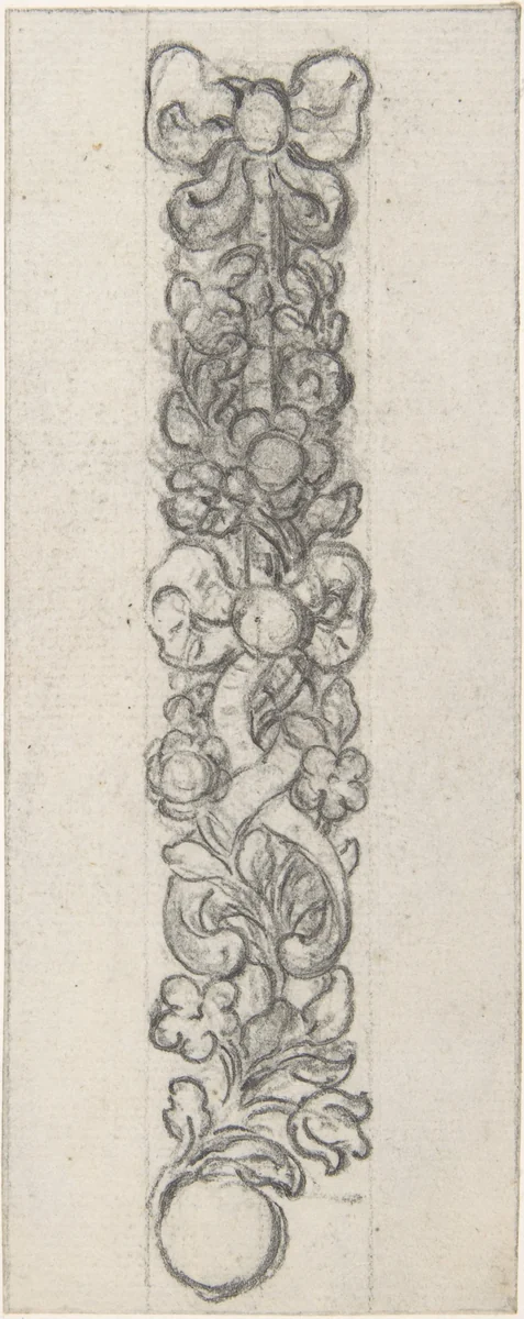 Design for a Piece of Jewelry (Bracelet?) by Hubert François Gravelot, drawing, 1725-1735