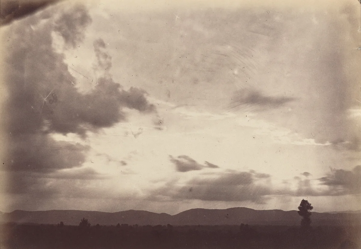 Cloud Study, Roman Campagna by Carlo Baldassare Simelli, photograph, 1855-1865