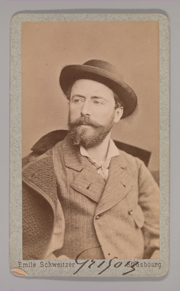 [Francois Adolphe Grison] by Emile Schweitzer, photograph, 1860-1869