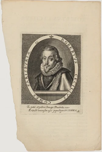 Robert Cecil, First Earl of Salisbury by Willem de Passe, print, 1620