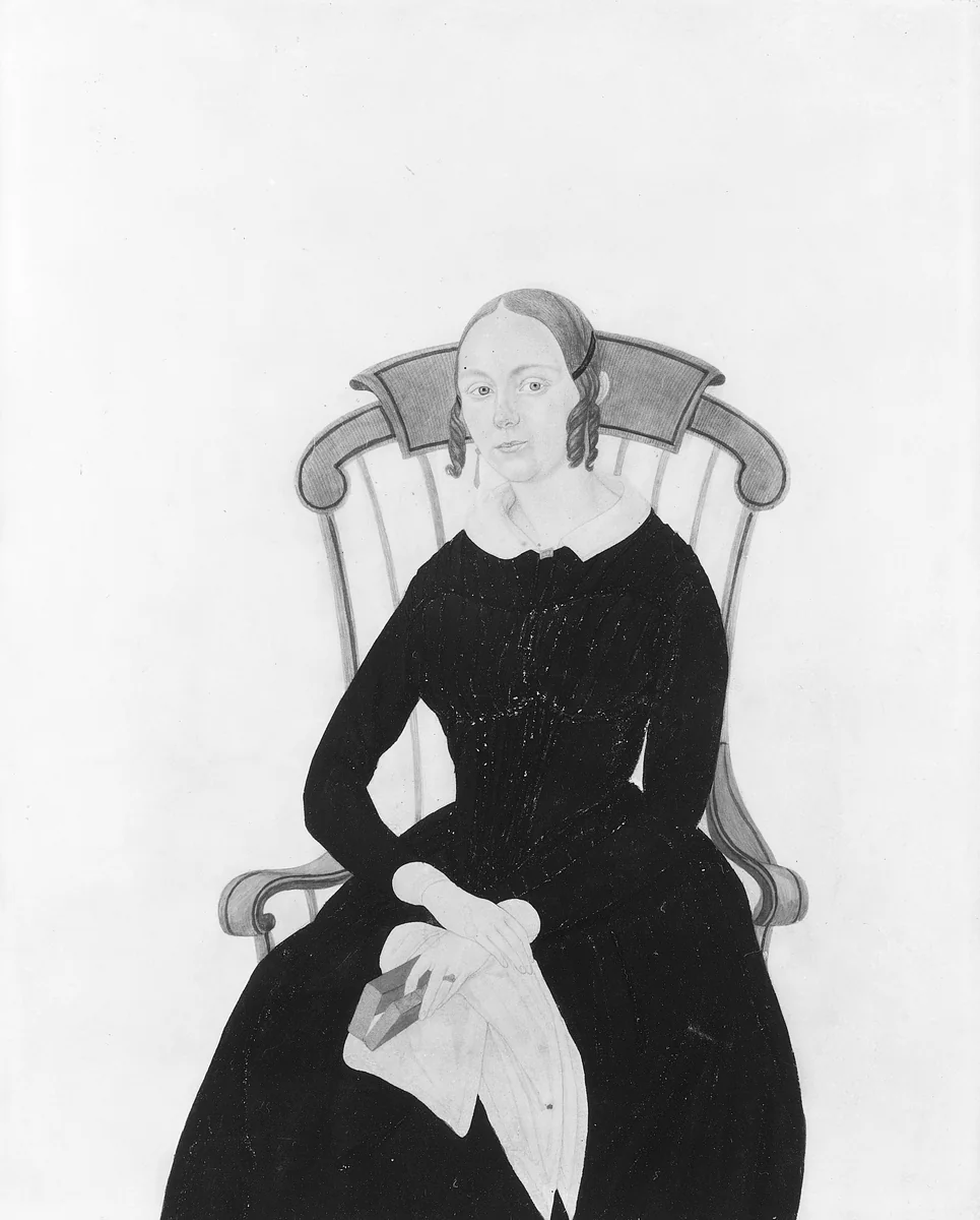 Lady Seated in a Boston Rocker by Jane Anthony Davis, artwork, 1821-1855
