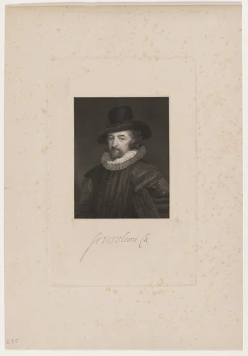 Francis Bacon, Lord Verulam by Unknown 19th Century, print, 1800-1899