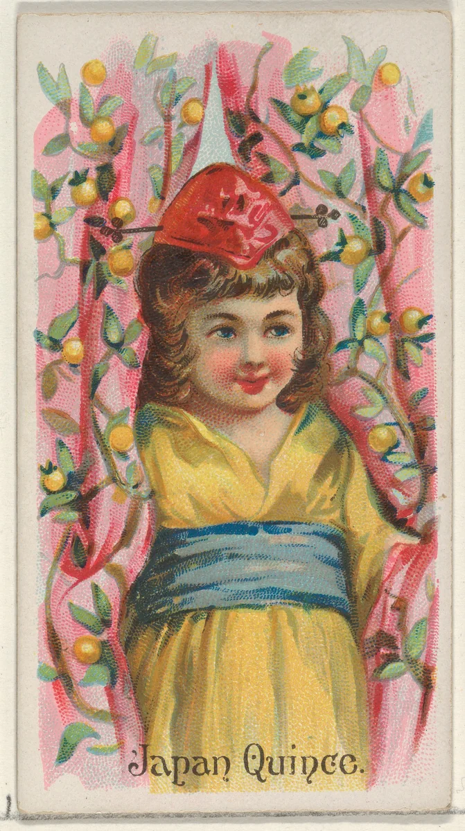 Japan Quince, from the Fruits series (N12) for Allen & Ginter Cigarettes Brands by Allen & Ginter, print, 1891