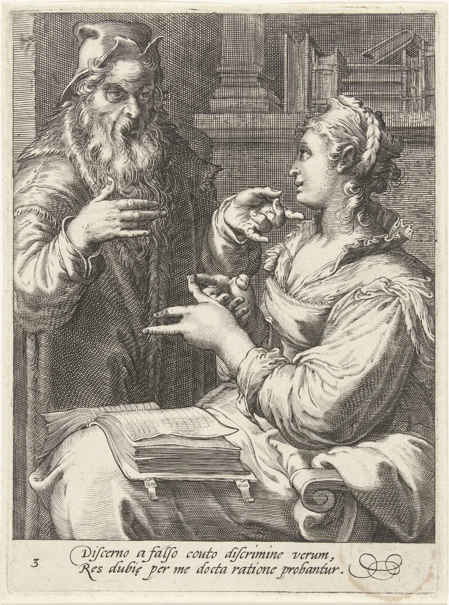 Logica by Cornelis Drebbel, print, 1587-1605