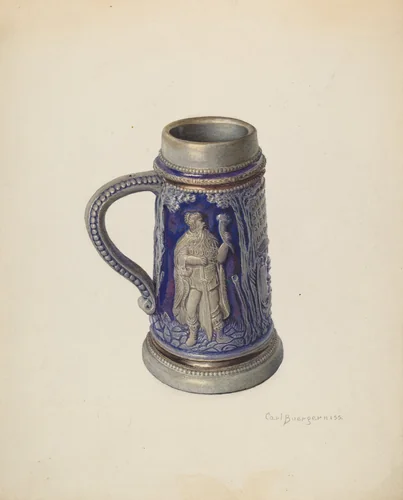 Beer Mug by Carl Buergerniss, index of american design, 1939