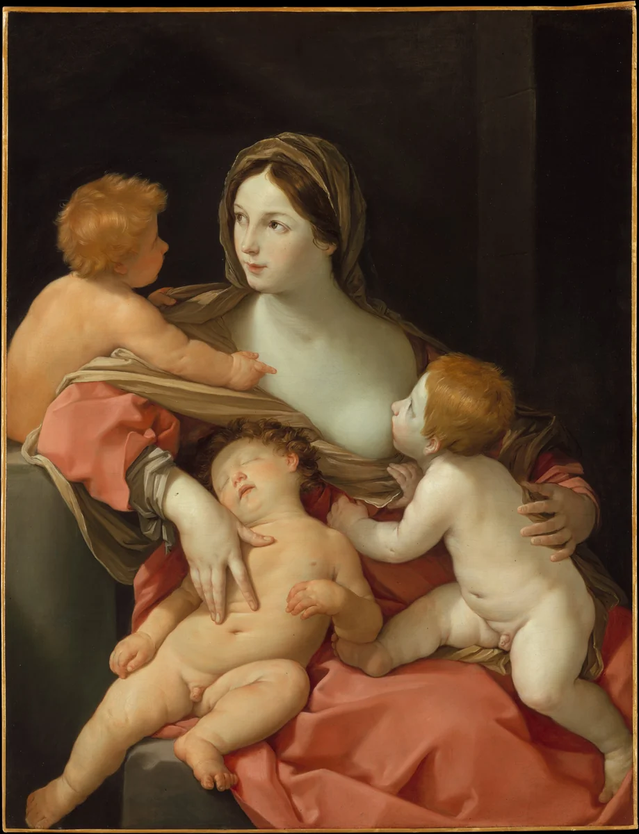 Charity by Guido Reni, painting, 1625-1635