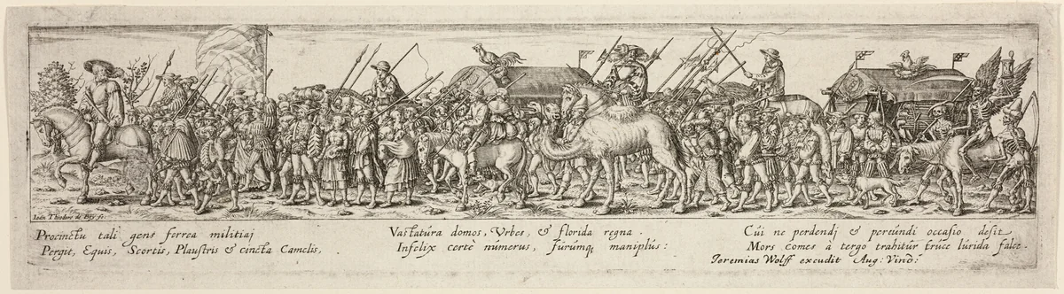 The Triumph of Death by Johann Theodor de Bry
Erhard Schön, print, 1581-1623