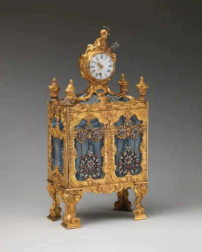 Nécessaire incorporating a watch (one of a pair) by John Barbot, metalwork, 1755-1765