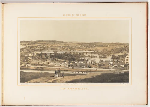View from Gambles Hill by Edward Beyer; Wilhelm Loeillot, print, 1857
