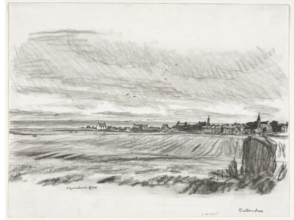 Ballantrae by Muirhead Bone, drawing, 1907