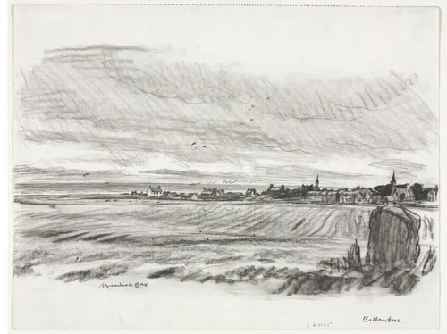 Ballantrae by Muirhead Bone, drawing, 1907