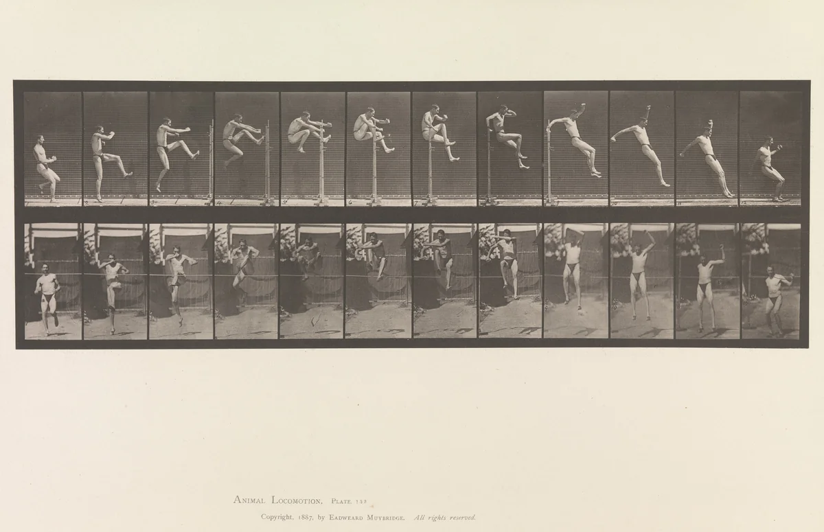 Animal Locomotion. An Electro-Photographic Investigation of Consecutive Phases of Animal Movements. Commenced 1872 - Completed 1885. Volume V, Man (Pelvis Cloth) by Eadweard Muybridge, book, 1880-1889