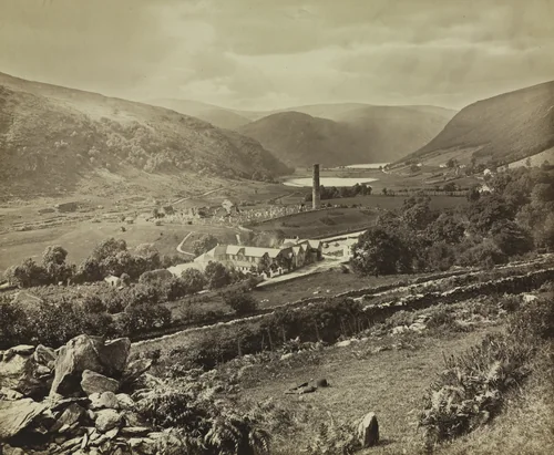 The Valley of Glendalough, County Wicklow, Ireland by William Russell Sedgfield, photograph, 1859-1869