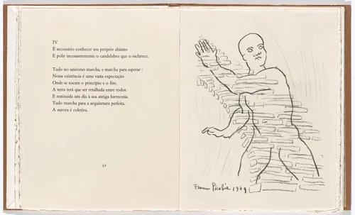 Plate 5 (page 33) from Janela do caos (Window of Chaos) by Francis Picabia, illustrated book, 1949