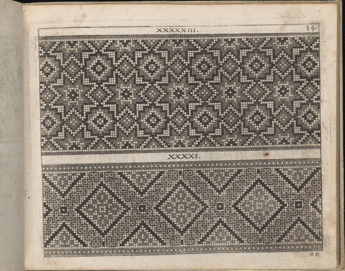 Newes Modelbuch in Kupffer (Page 23r) by Johann Sibmacher, book, 1604