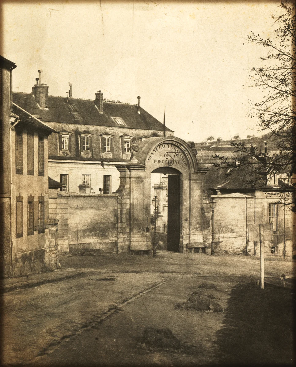 Doorway to Sèvres Factory by Louis-Rémy Robert, photograph, 1847-1857