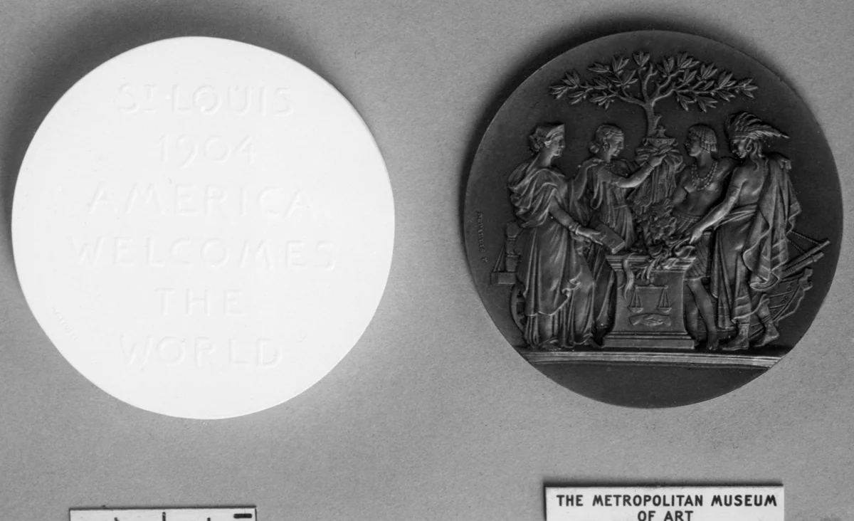 The St. Louis Exhibition (Louisiana Purchase Centenary), 1904 by Alexis Joseph Depaulis, metalwork, 1904