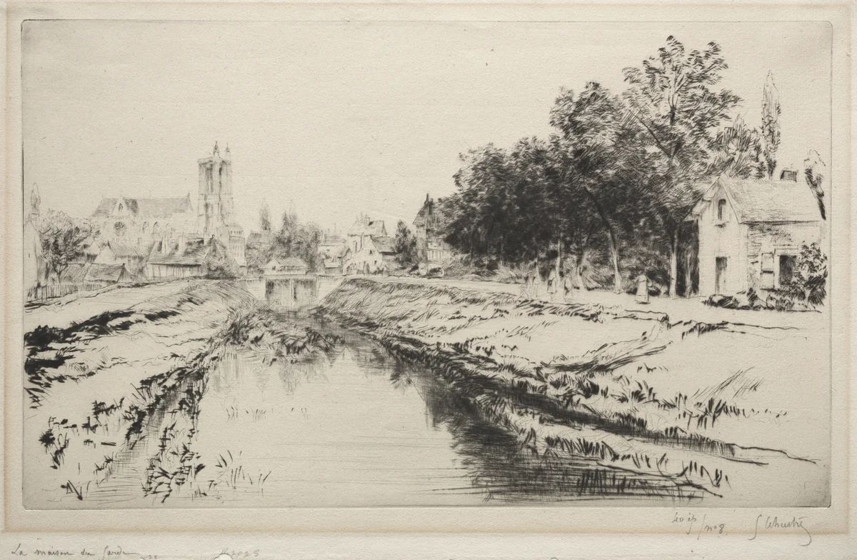 The Guardhouse, Troyes by Gustave Leheutre, print, 1901