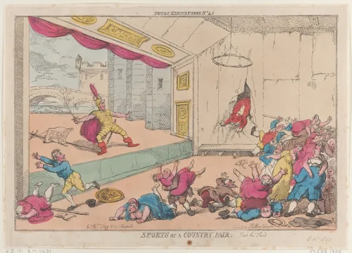 Sports of a Country Fair, Part the Third by Thomas Rowlandson, print, 1810