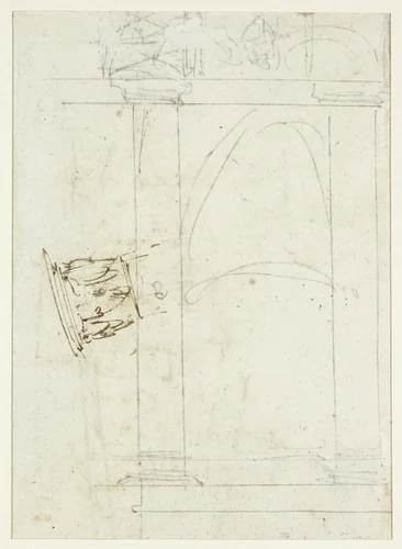 Architectural Sketches by Canaletto, drawing, 1710-1768