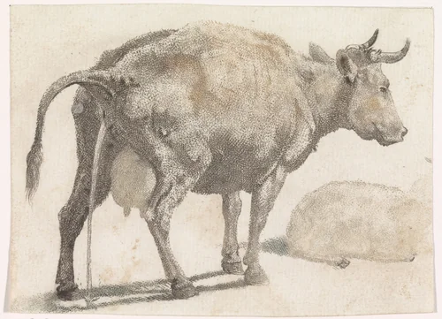 Portret van Simon Bisschop by Leendert Springer, print, 1850