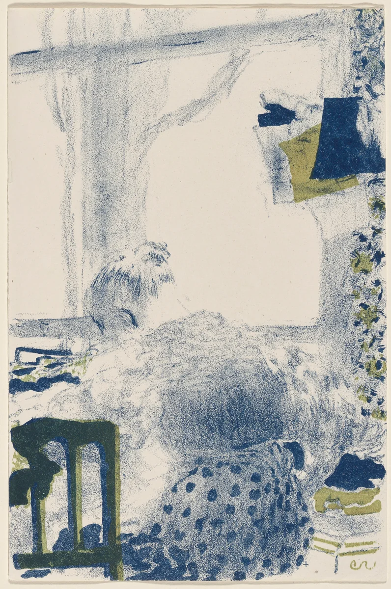 Dressmaker (La Couturière) by Edouard Vuillard, print, 1894