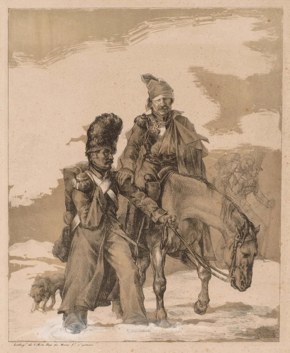 Return from Russia by Théodore Géricault, print, 1813-1823