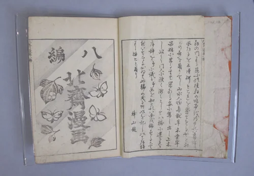 Transmitting the Spirit, Revealing the Form of Things: Hokusai Sketchbooks, volume 8 (Denshin kaishu: Hokusai manga, hachihen) by Katsushika Hokusai (葛飾 北斎), book, 1817