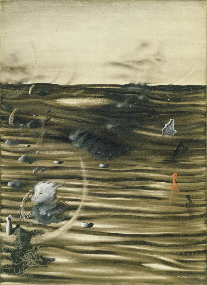 The Mood of Now by Yves Tanguy, painting, 1928
