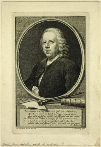 Voot by Jacobus Houbraken, print, 1718-1780