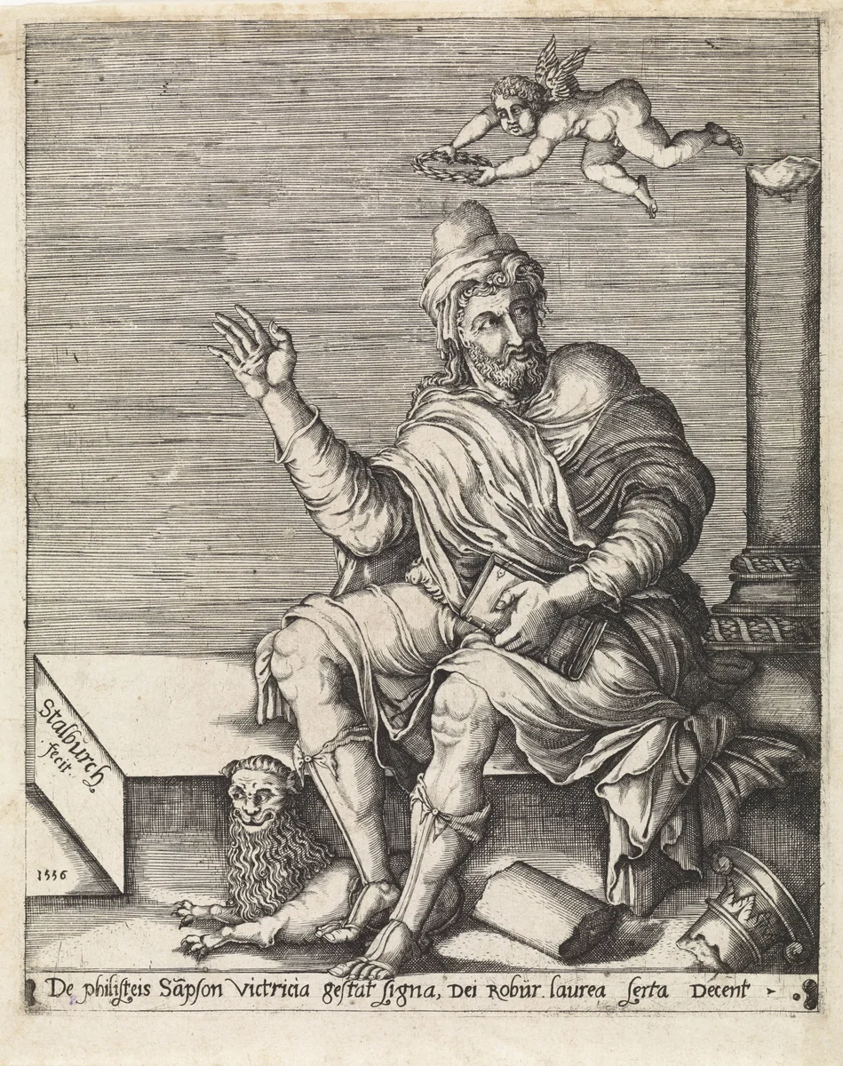Simson by Unknown, print, 1556