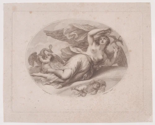 Air, from "The Four Elements" by Francesco Bartolozzi, print, 1784