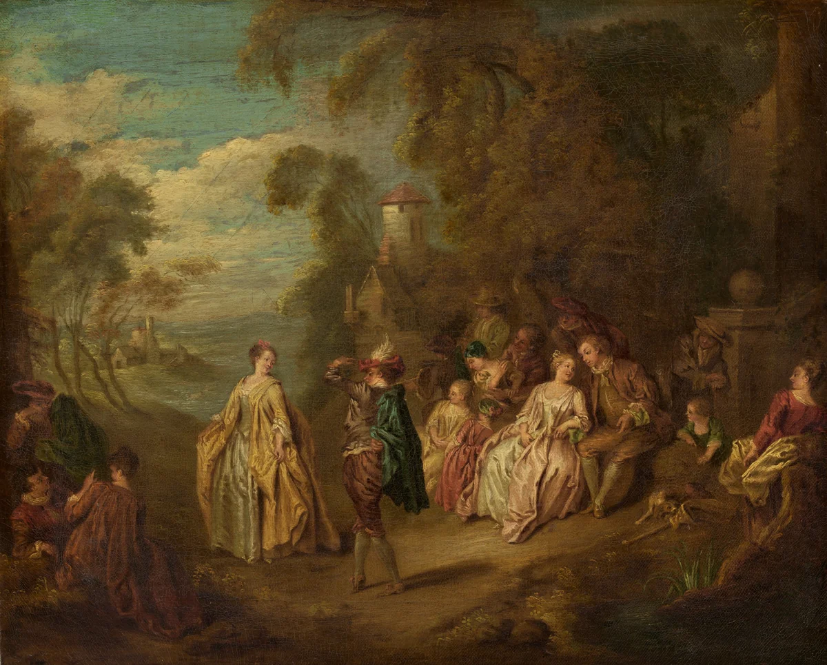 Fête Champêtre by Jean Baptiste Joseph Pater, painting, 1700-1899