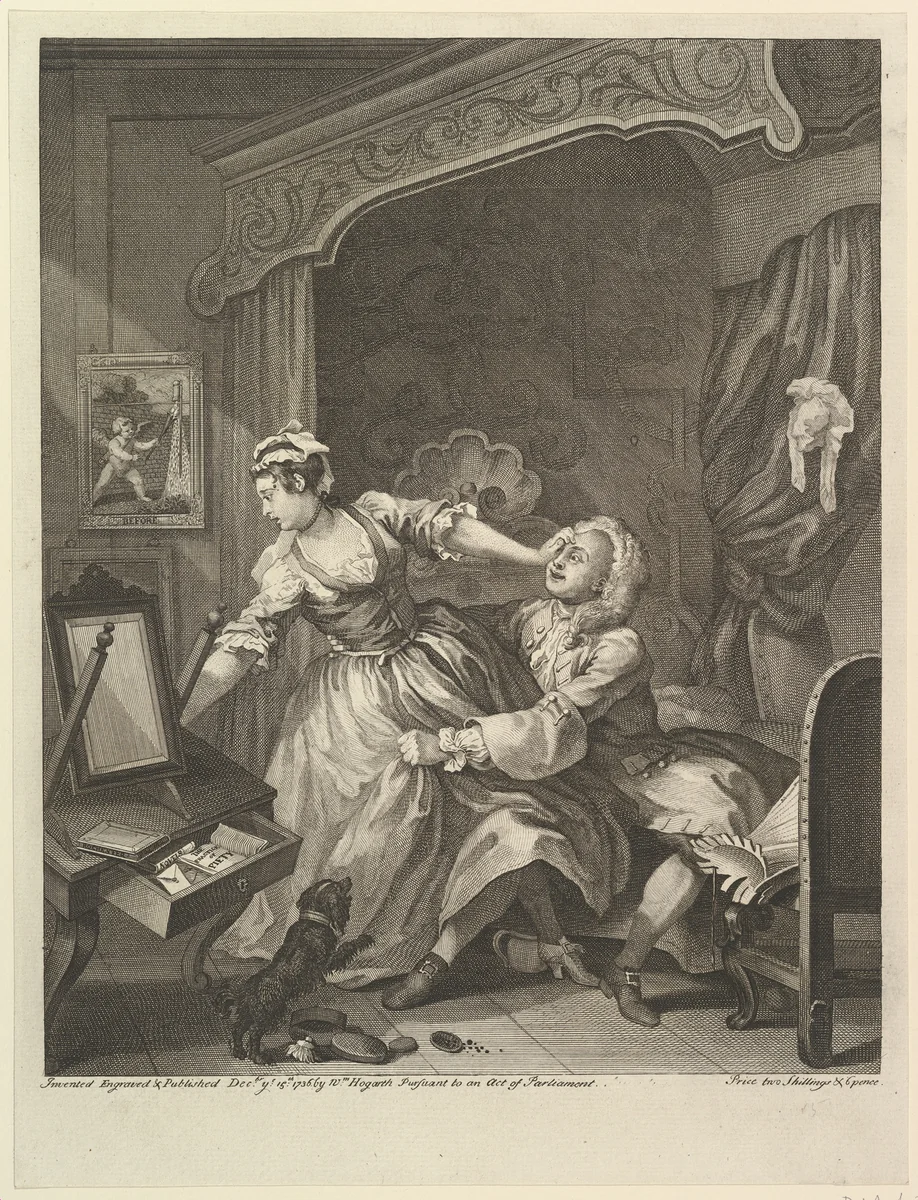 Before by William Hogarth, print, 1736