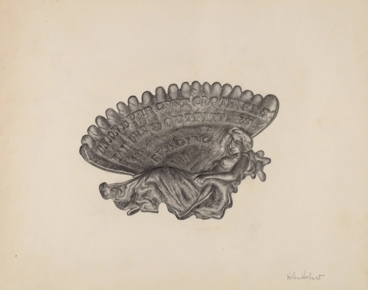 Visiting Card Tray by Helen Hobart, index of american design, 1940