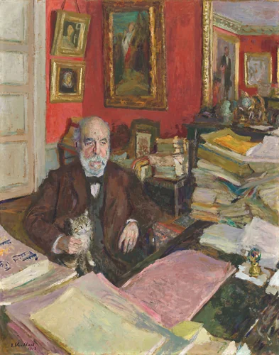 Théodore Duret by Edouard Vuillard, painting, 1912