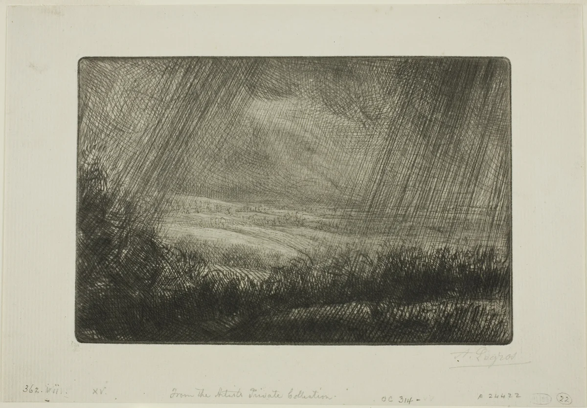 Plain by Alphonse Legros, print, 1880-1890