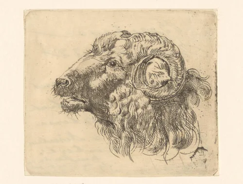 Geitenkop by Benjamin Phelps Gibbon, print, 1812-1832