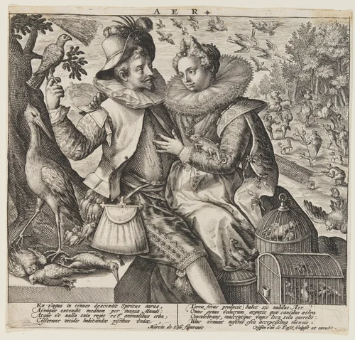 Aer (Air), from The Elements by Maerten de Vos, print, 1600