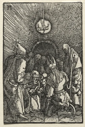 The Fall and Redemption of Man: The Circumcision by Albrecht Altdorfer, print, 1510-1520