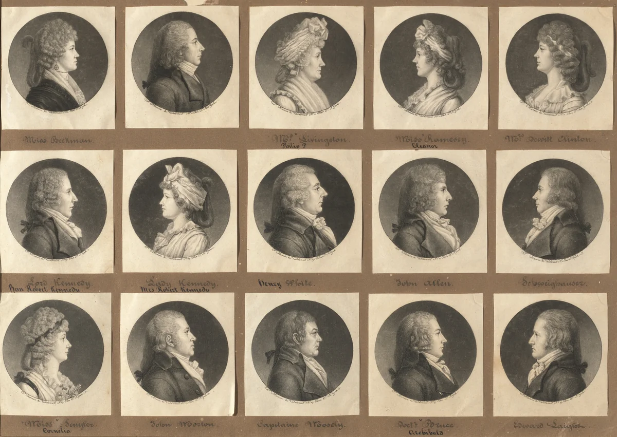 Saint-Mémin Collection of Portraits, Group 2 by Charles B. J. Févret de Saint-Mémin, volume, 1796-1797