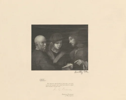 The Three Ages of Man by Timothy Cole
Lorenzo Lotto
J. C. Bauer, print, 1892