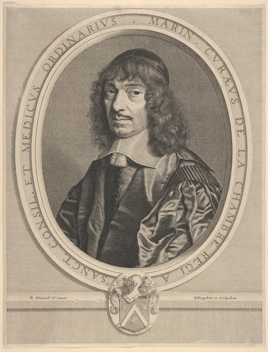 Marin Cureau de La Chambre by Robert Nanteuil, print, 1651-1661