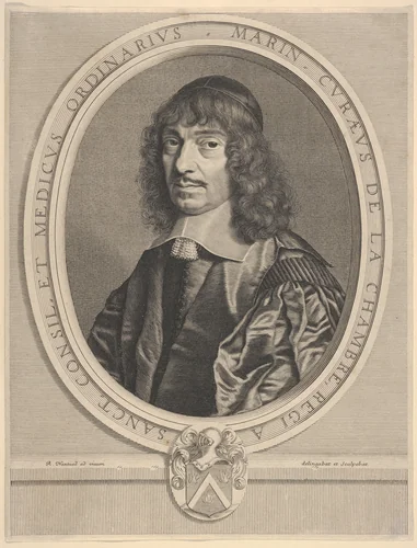 Marin Cureau de La Chambre by Robert Nanteuil, print, 1651-1661