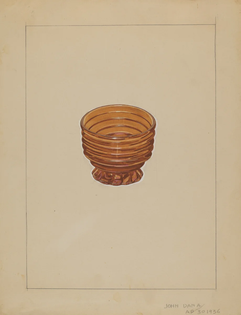 Salt Cellar by John Dana, index of american design, 1936